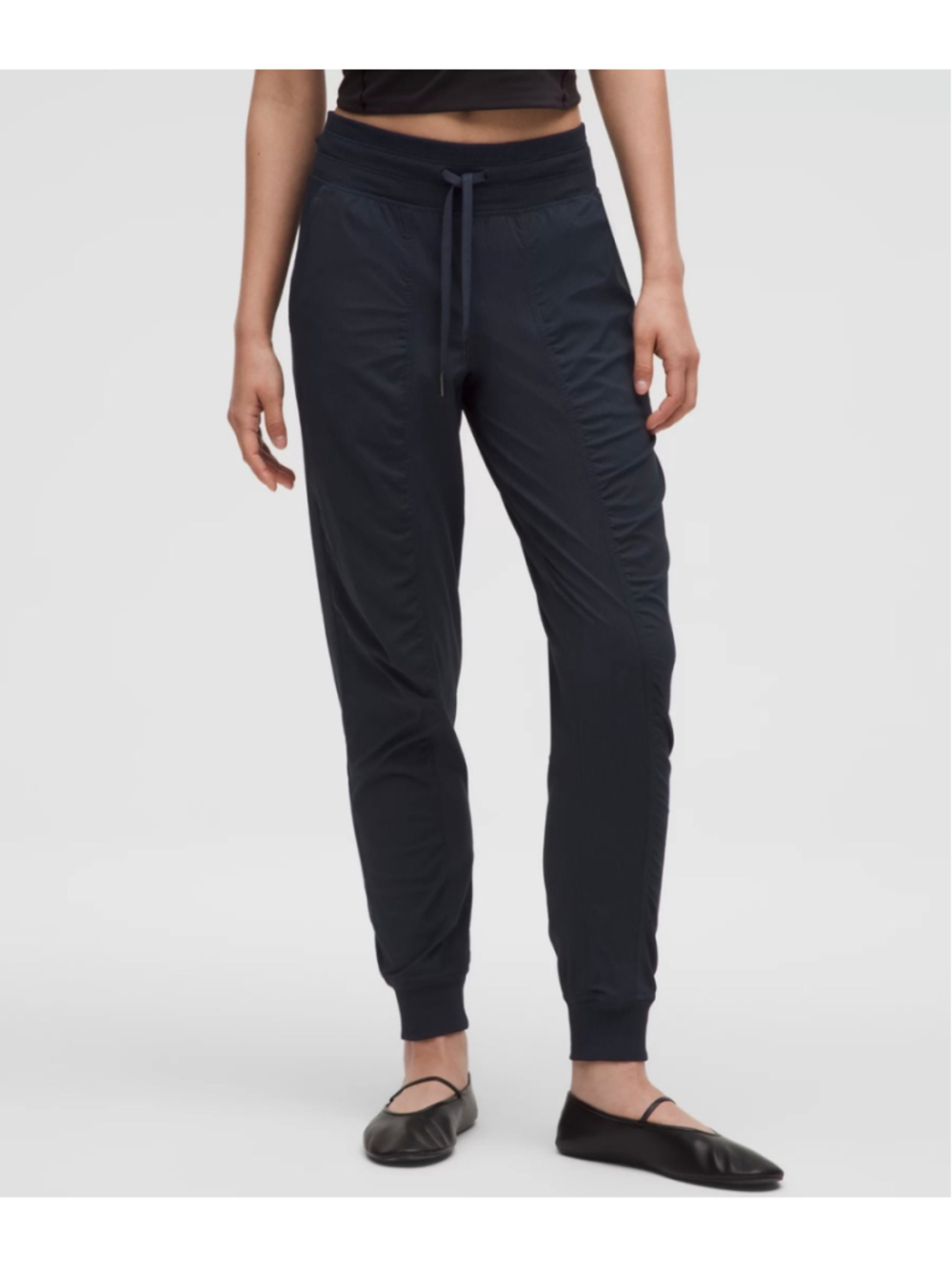 Lululemon Joggers Size 2 Black Athletic Pants Dance Studio Black Pockets